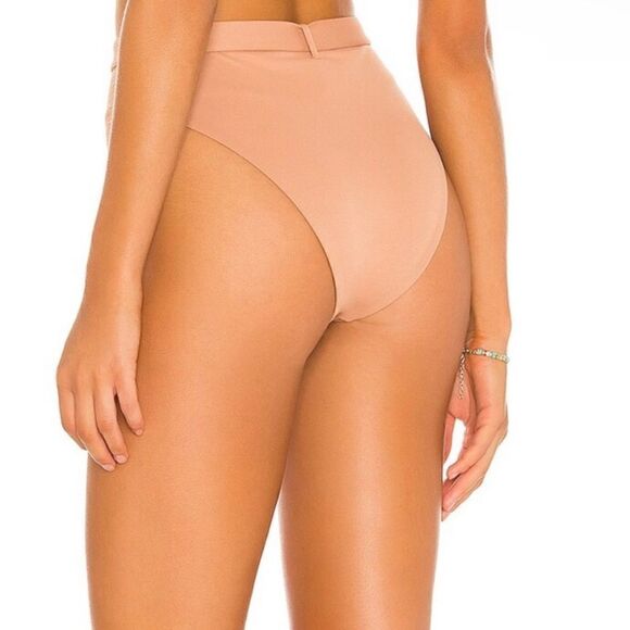 WeWoreWhat NWT Emily Swim Bottoms in Camel Size XL - Picture 3 of 12